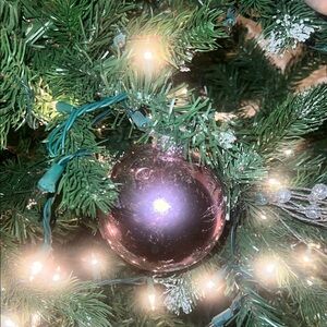 Elegant Pink Holiday Ornament